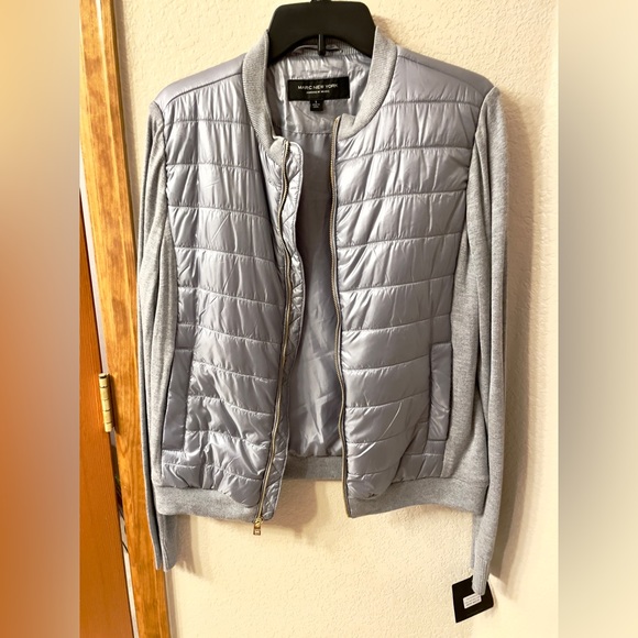 NWT- silver  jacket- L - Picture 1 of 6
